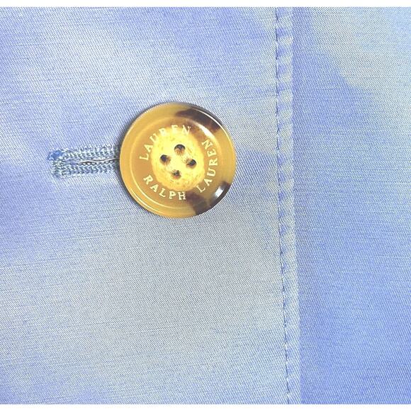 Lauren Ralph Lauren Women Raincoat NWT Size XL Detach Hood French Blue Spring - Picture 11 of 16